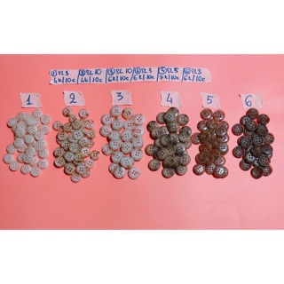 Combo 10 nút áo,cúc áo,khuy áo nhiều kiểu