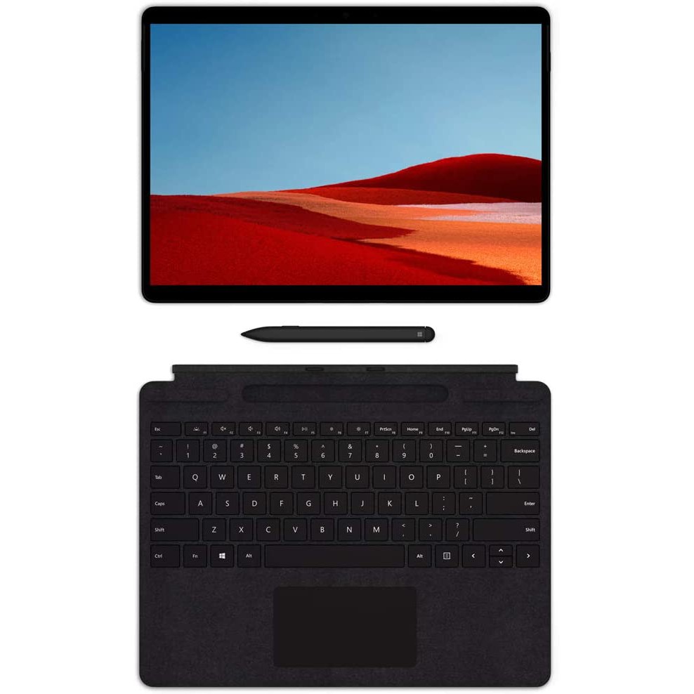 Laptop Microsoft Surface Pro X 13" Touch Screen SQ1TM 8GB256GB SSD WiFi+4G LTE Keyboard+Slim Pen QWZ-00001 (Model: 1876)