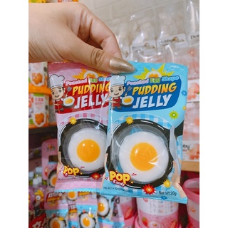 Thạch Pudding Jelly Hình Chảo Chiên Trứng ( 1 gói )