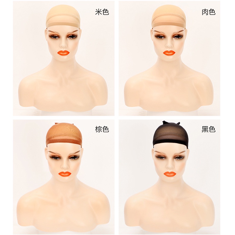 Mũ Lưới Đội Tóc Giả Bằng Nylon Phong Cách Âu Mỹ