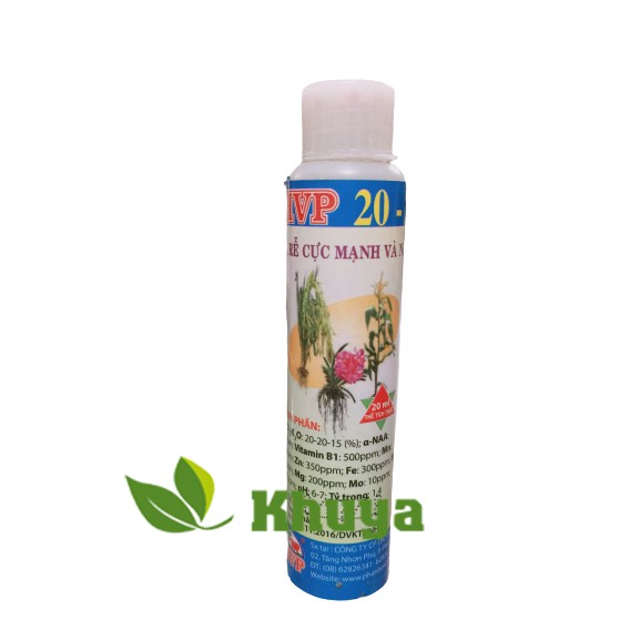 Phân bón lá HVP 20-20-15 SR 20ml Siêu ra rễ lan