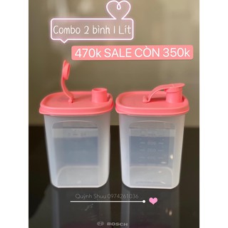 Tupperware ❤️Freeship❤️Bình nước Slim line Pitcher 350ml - 1000ml
