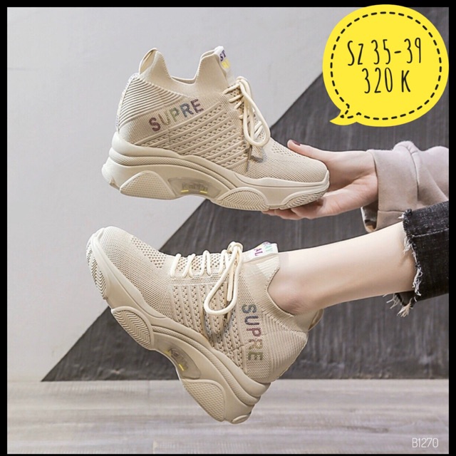 SALE ✔️GIÀY BATA ĐẾ ĐỘN 8p 2 mẫu có box ⚡ CHẤT sịn : new L ' . ' eͫ '