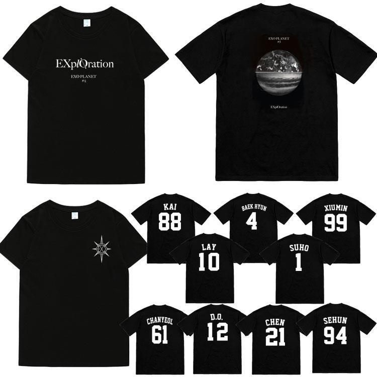 Hành Tinh Du Lịch Thứ 5 Của Exo #5 conceEXO Hành Tinh Tuần Tra#Set 5 Áo Thun Ngắn Tay Kim Jong In Bian Baekhyun 3.26