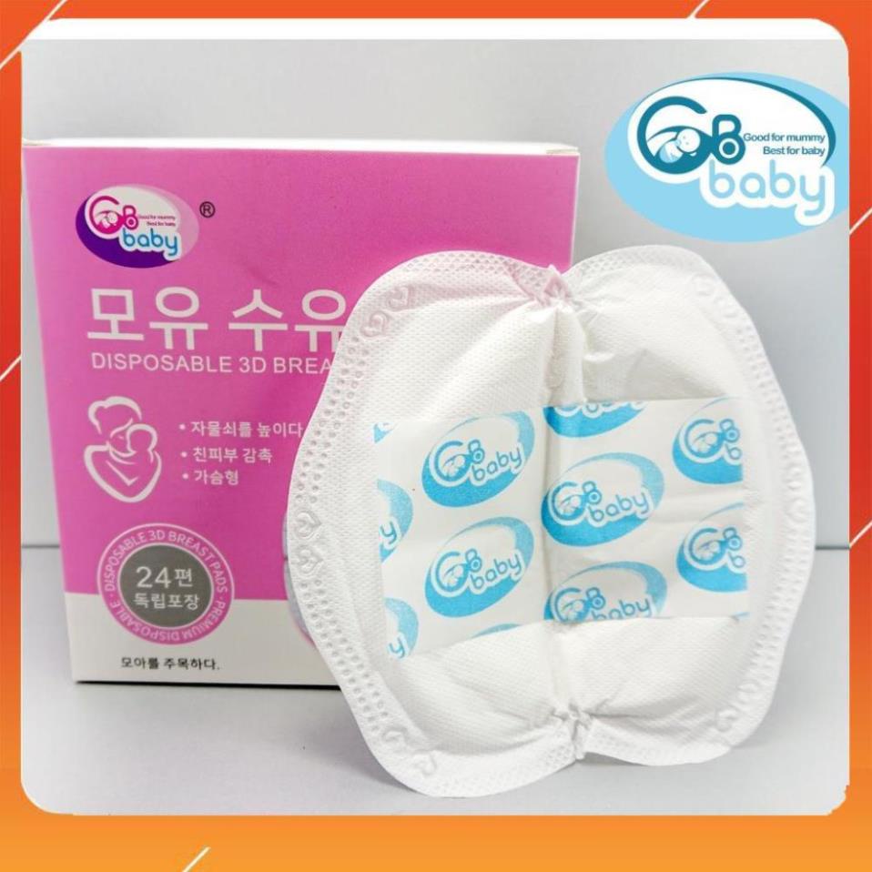 Miếng lót thấm sữa 3D hộp 36 miếng GB baby Hàn Quốc mềm mại thấm hút tốt