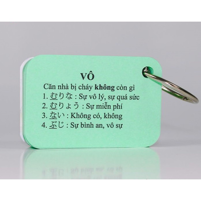 Bộ KatchUp Flashcard Học Tiếng Nhật Hán Tự N3  - High Quality