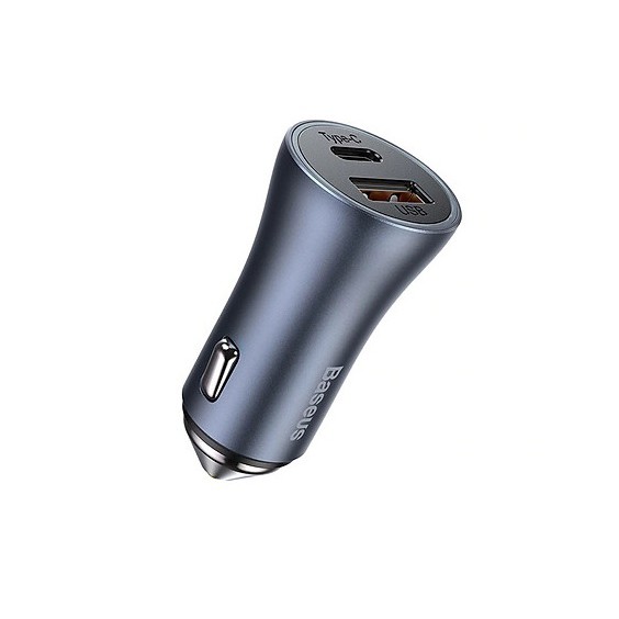 Tẩu sạc nhanh 2 cổng USB C Trên Xe Hơi 40w Chính Hãng Baseus  CCJD-A0G ,Sạc nhanh cho Iphone , Samsung ,Ipad , Tablet