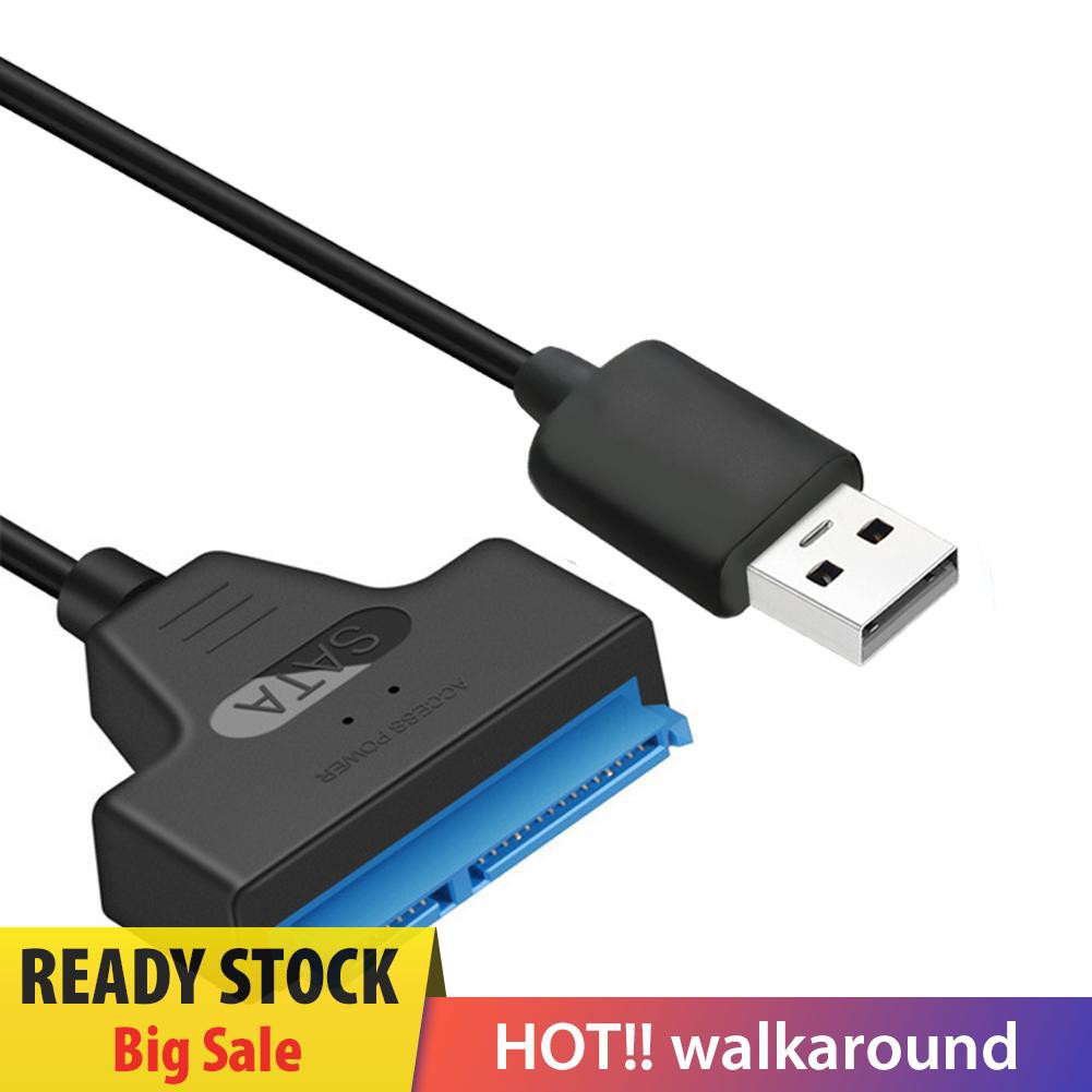 Cáp Chuyển Đổi Usb 2.0 Sang Sata 22pin Cho Ổ Cứng 2.5 Inch Hdd Ssd