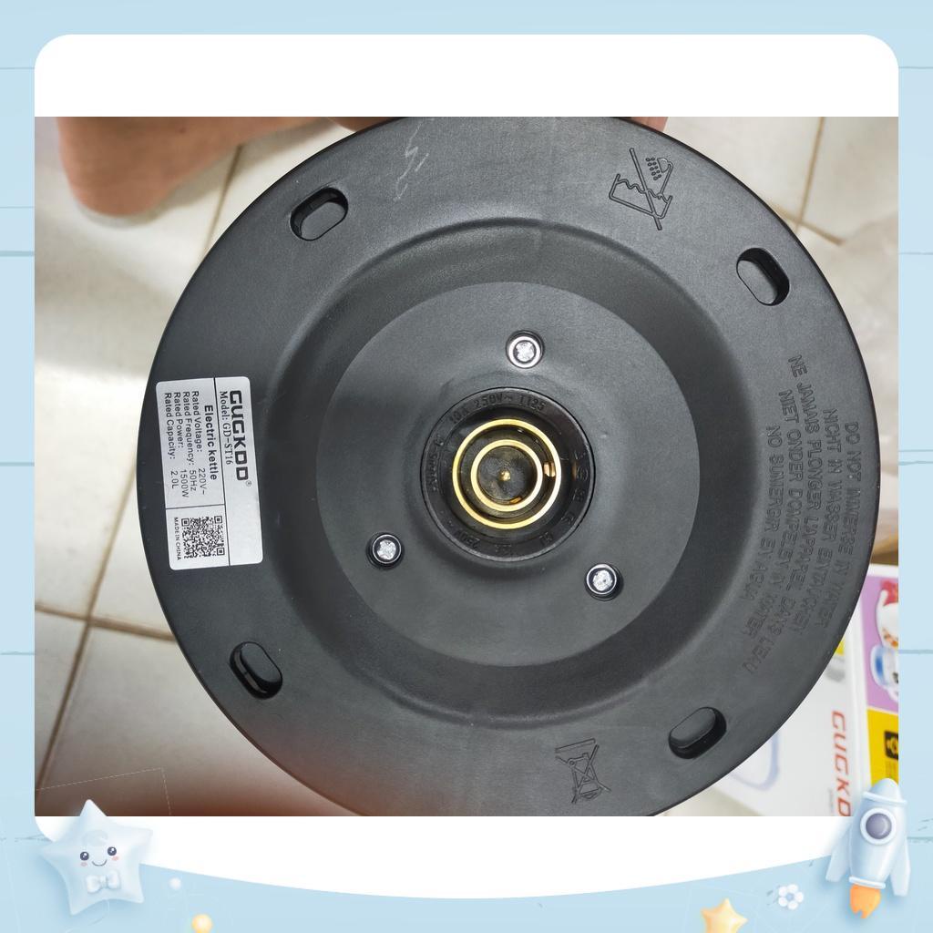 Ấm siÊu tỐC thuỶ tinh GUGKDD 2.0 LÍT cÓ ĐÈN LED