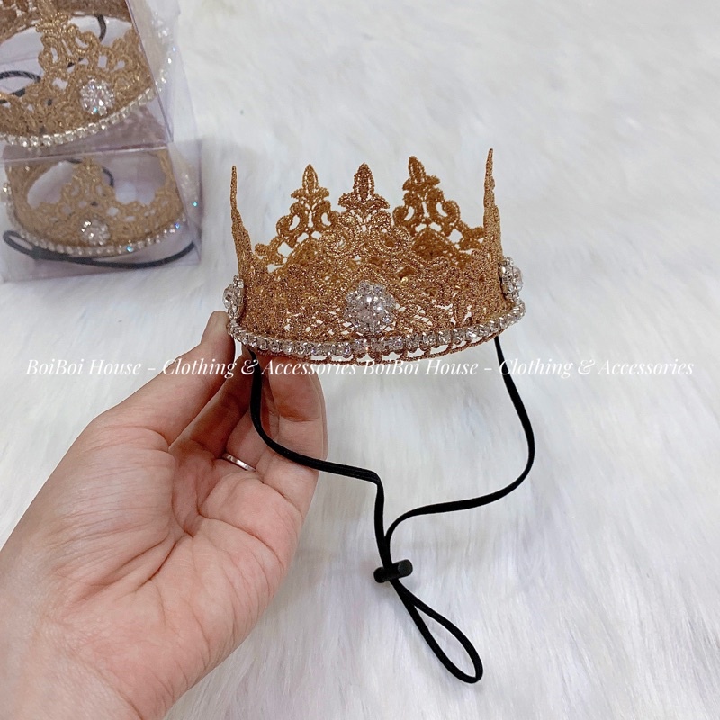 Mũ sinh nhật dạng dây rút đáng yêu cho bé