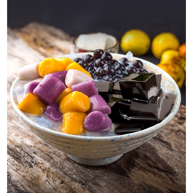 Trân Châu Ăn Liền Oppa Bubble Gói 400g Toppping Trà Sữa Dẻo Dai Nguyên Liệu Trà Sữa Full 4 Vị