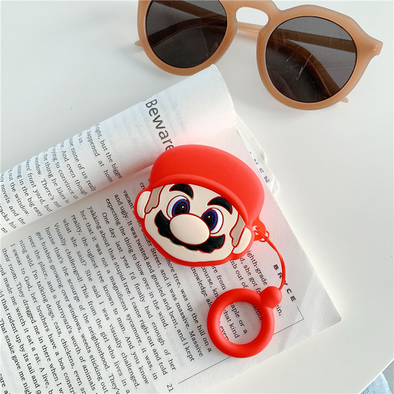 Vỏ bảo vệ hộp tai nghe TPU mềm hình Mario độc đáo cho Samsung Galaxy buds live | BigBuy360 - bigbuy360.vn