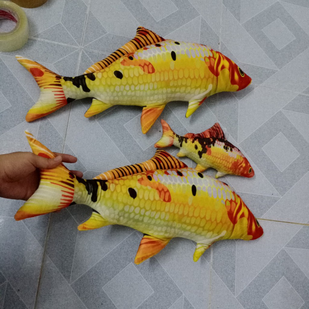 GẤU BÔNG CÁ  (50cm) VẢI NHUNG MỊN 100% GÒN