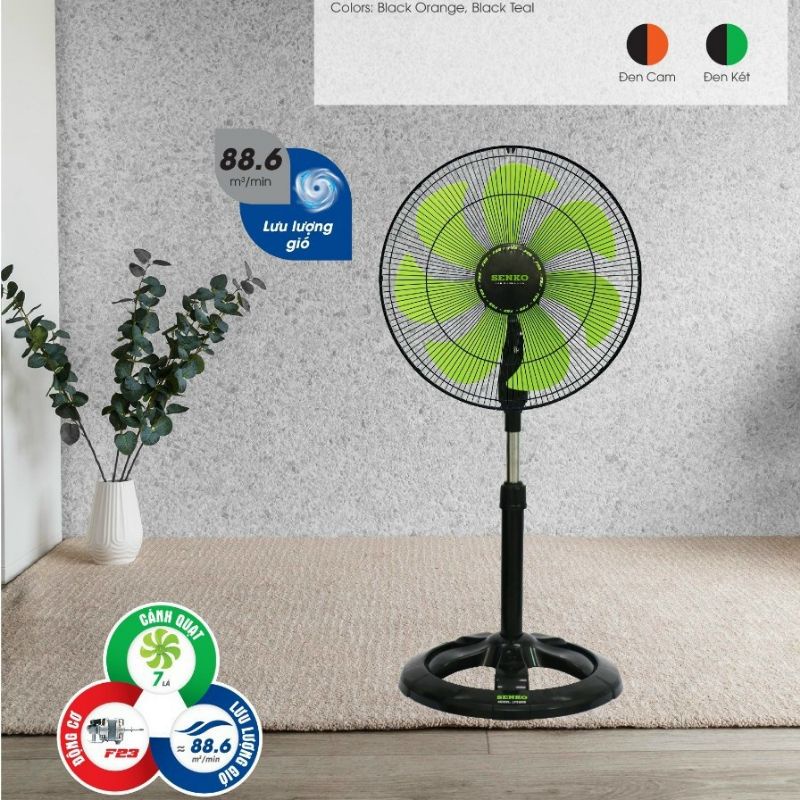 ⚡[CHÍNH HÃNG]⚡ QUẠT LỬNG SENKO LTS1636 (7 CÁNH) HIỆN ĐẠI .