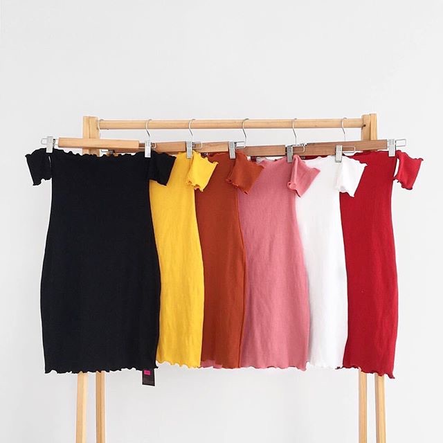 VÁY BODY TRỄ VAI CUỐN BIÊN TAY NGẮN [GEMI SHOP] | BigBuy360 - bigbuy360.vn