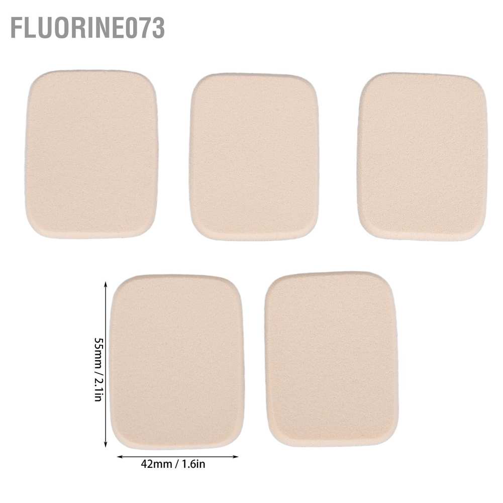 Fluorine073 Japanese Style Powder Puff Double Sided Square Sponge Transparent Beauty Egg Drop Makeup Wet and Dry Use
