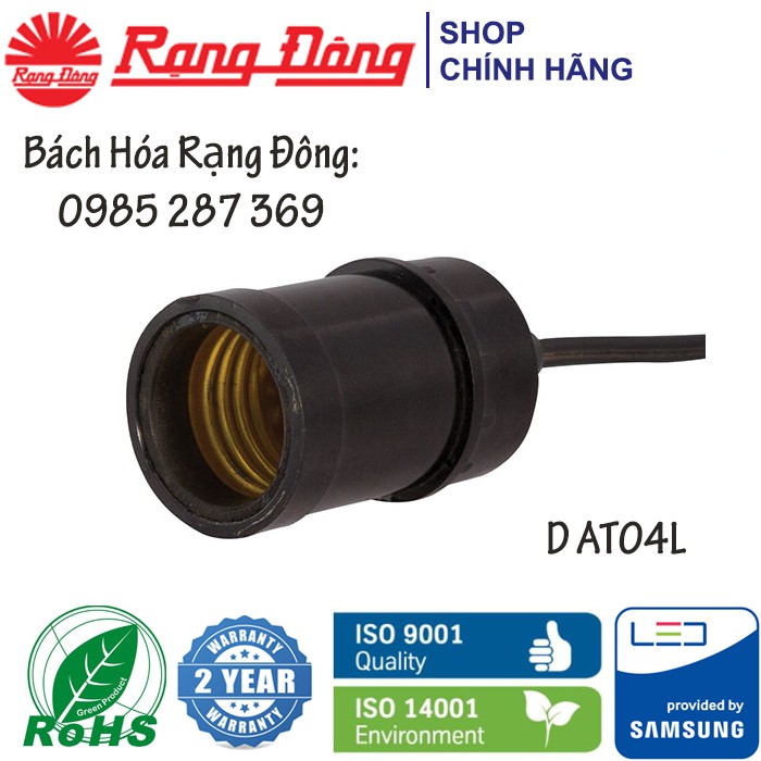 Đui đèn Rạng Đông chống nước E27 IP54