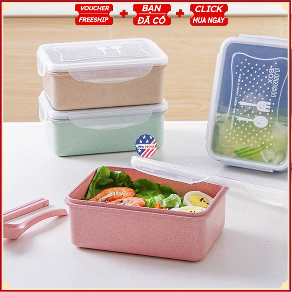 #Hộp Nhựa Khóa Chân Không Đựng Đồ Thức Ăn Để Tủ Lạnh - CHỮ NHẬT / TRÒN - Bảo Quản Thực Phẩm Hộp Kín