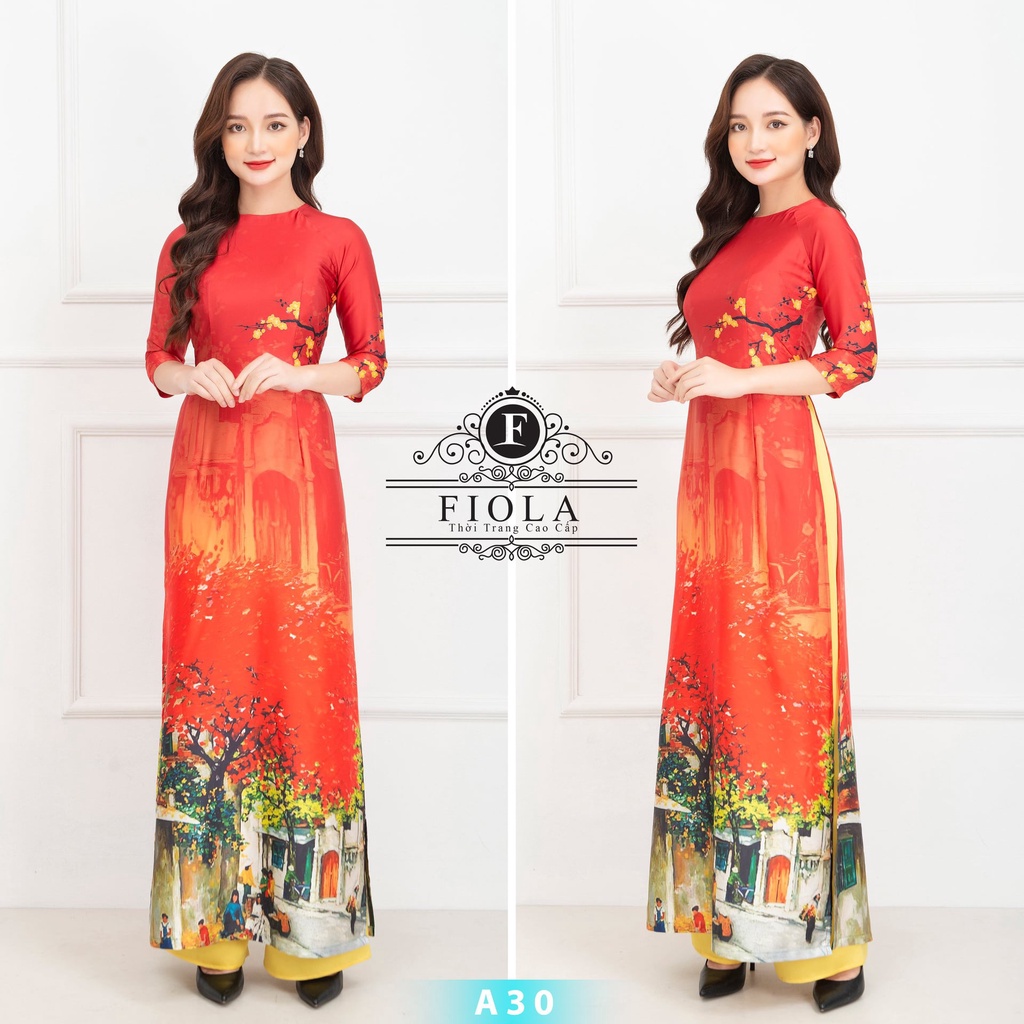 Áo dài lụa Pháp cao cấp