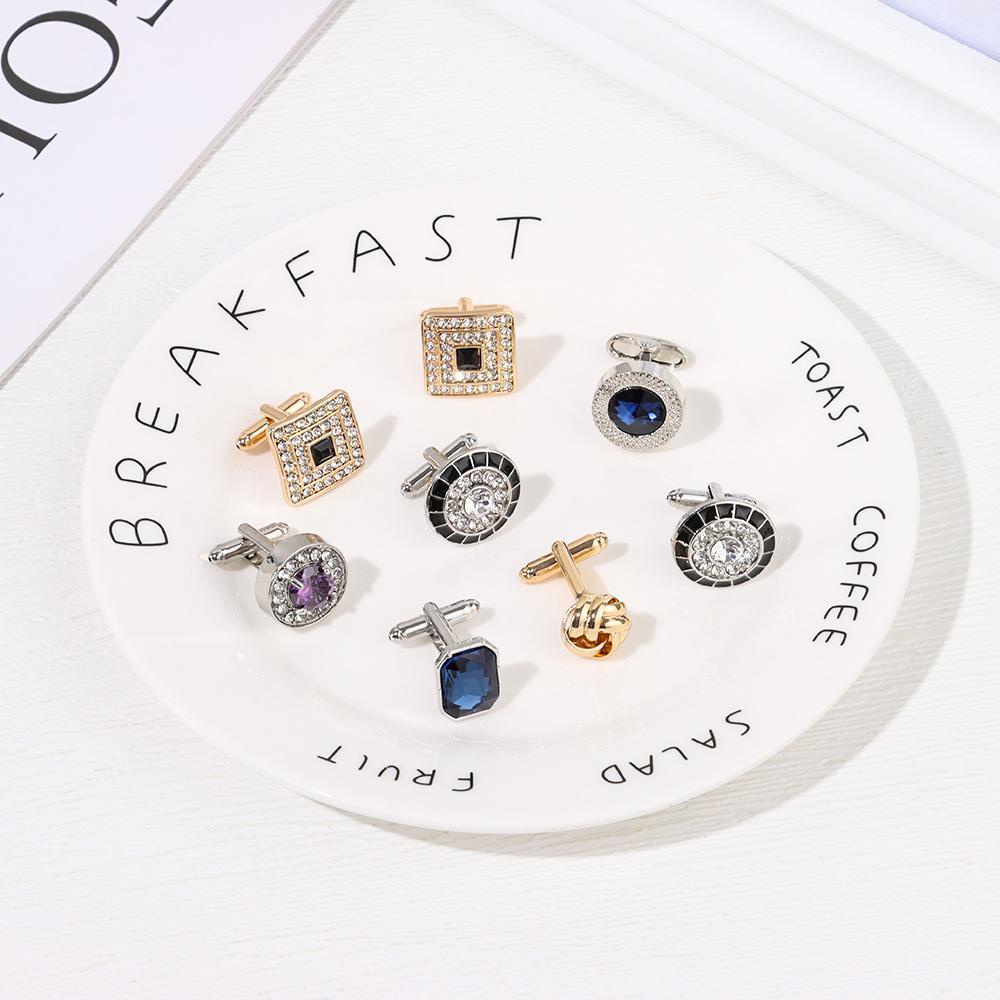 ORIENTLII Khuy Măng Sét Áo Sơ Mi Hình Vương Miện Cho Nam