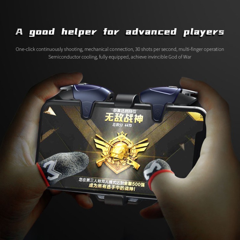 Set 2 Bao Ngón Tay Chơi Game Pubg Chống Trượt Chống Mồ Hôi