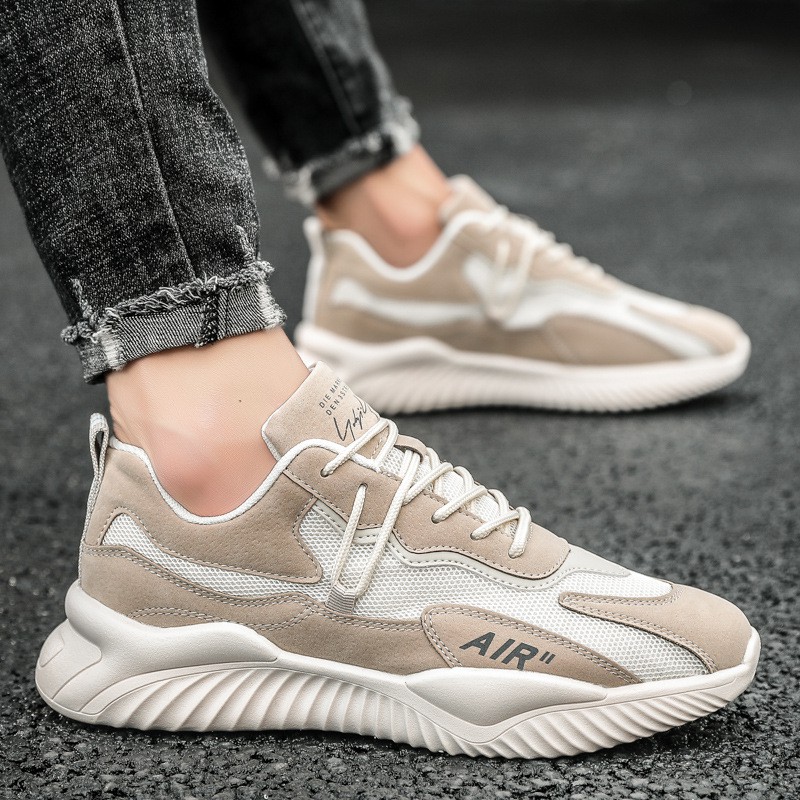 Giày sneakers nam - Giày bata nam RENTI tăng chiều cao phong cách đường phố bụi bặm cá tính M8