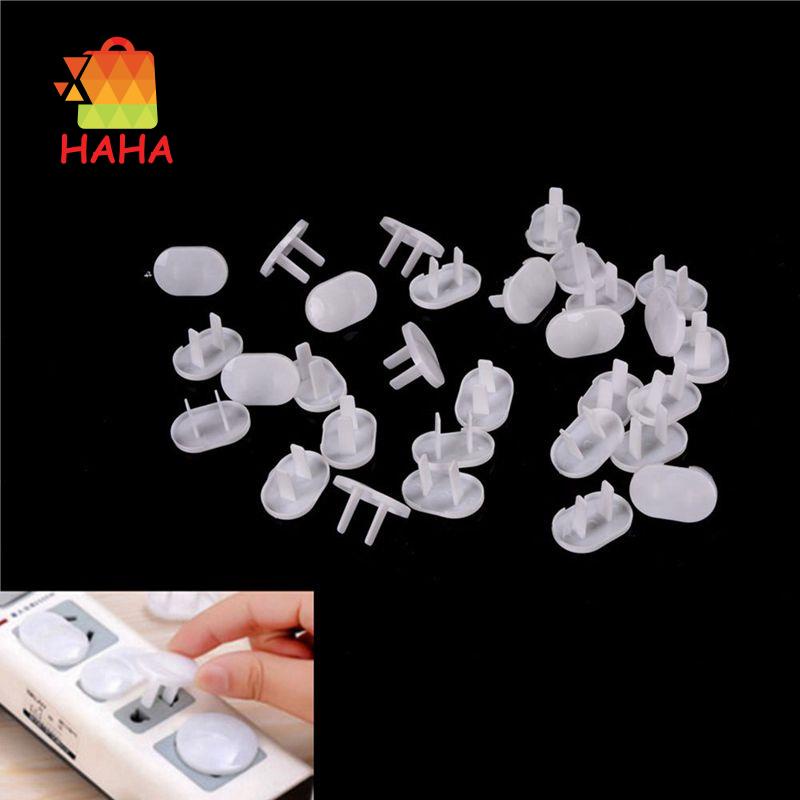 Bộ 50 nắp cắm ổ điện bảo vệ chống bị giật điện với thiết kế hai lỗ