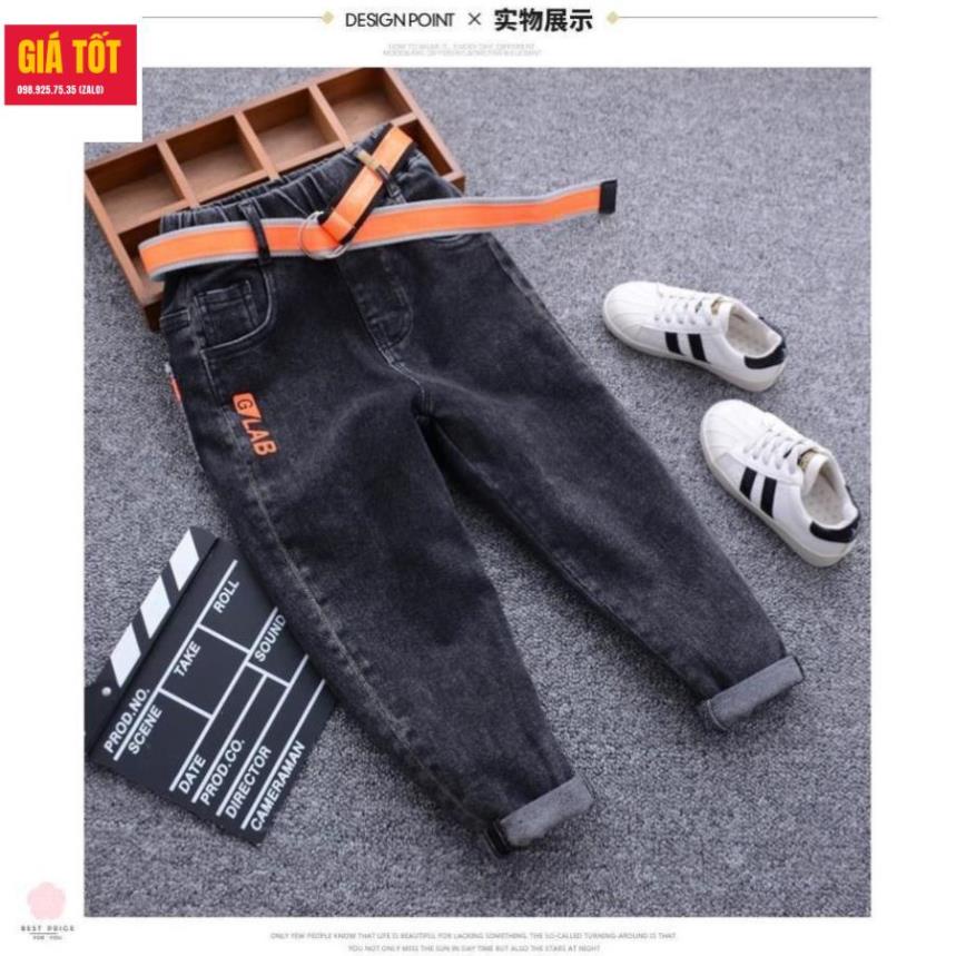Quần bò lót nỉ size đại cho bé trai ☑️ Quần jean bé trai 12 tuổi