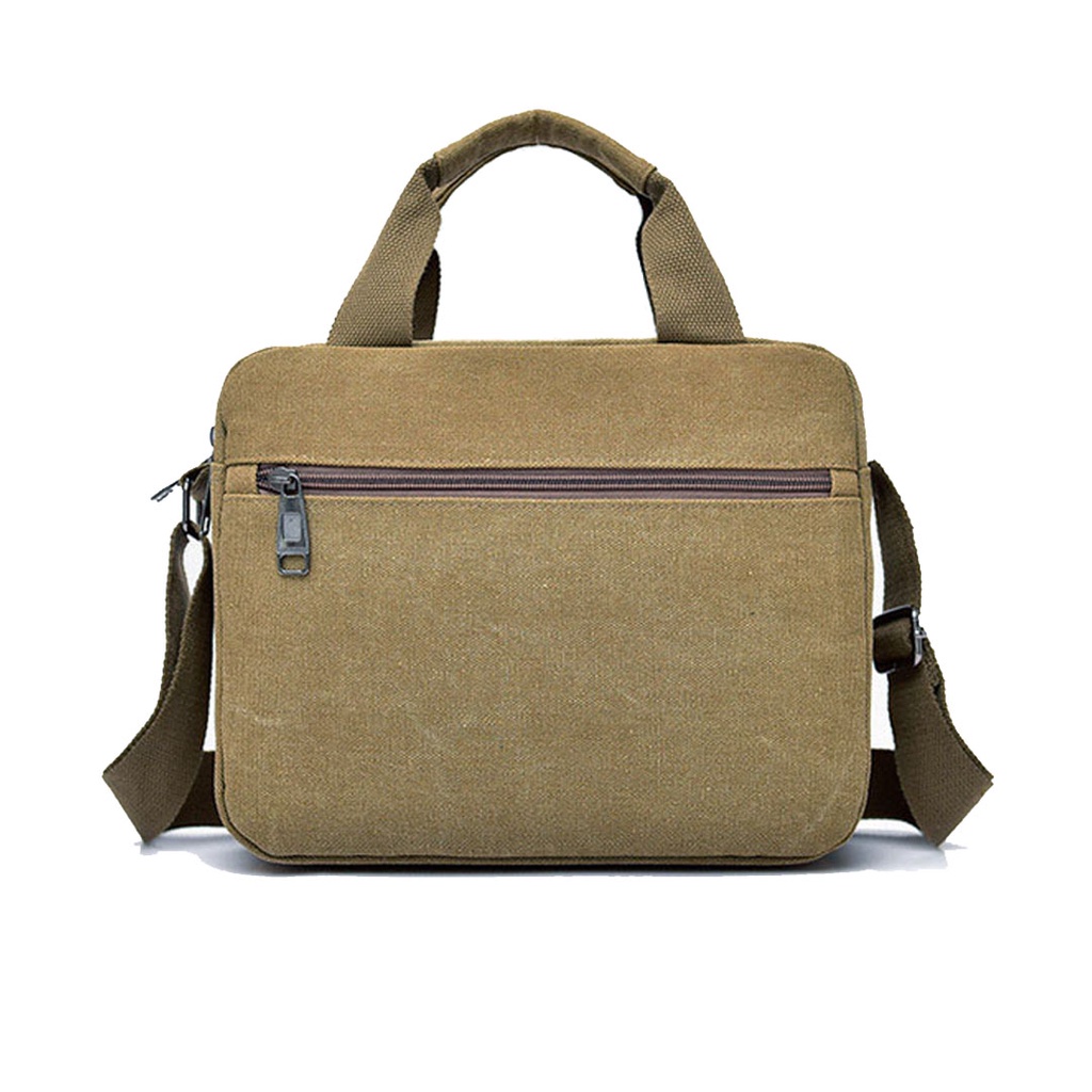 Túi Xách Vải Bố Canvas Cỡ Nhỏ 28x22cm Có Dây Đeo D7009 Fiiago