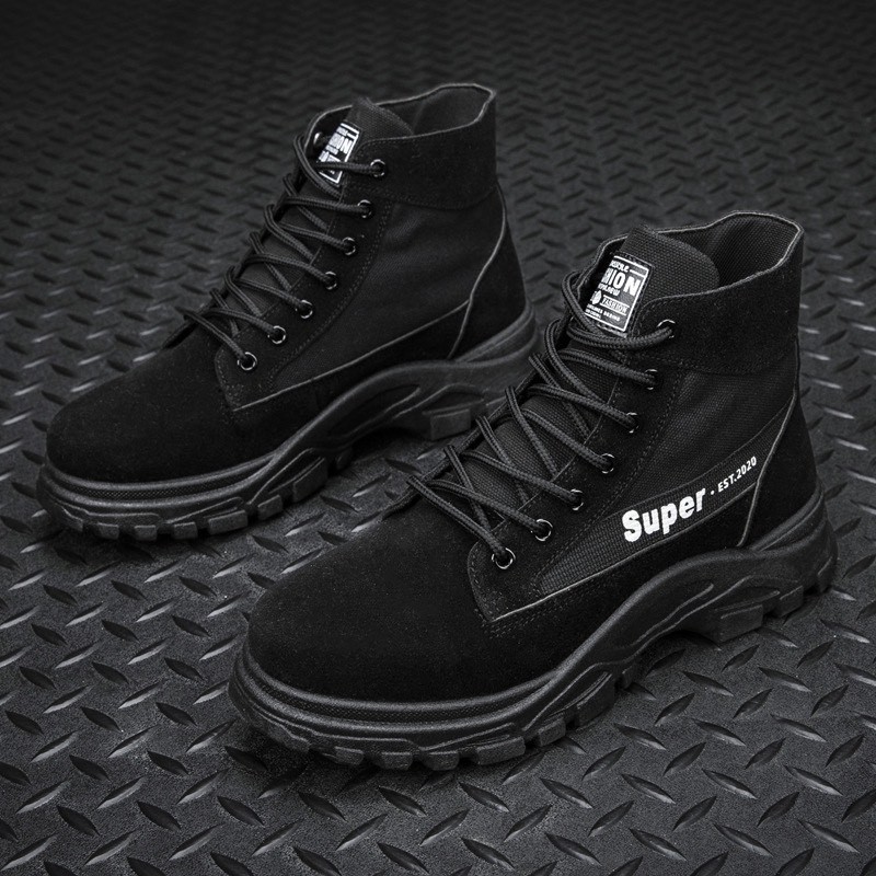 Giày nam cổ cao Da Lộn Super ESTT 2020 mới cực chất | BigBuy360 - bigbuy360.vn