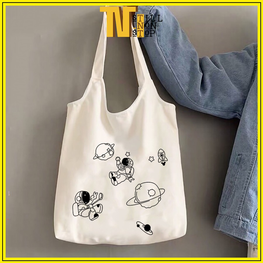 Túi tote đeo vai đeo chéo đi học túi vải canvas giá rẻ đẹp ULZZANG XUONGMAITNT N11