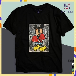 Áo thun cotton hoạt họa chuột mickey