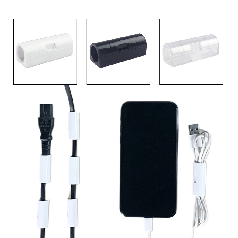 Set 20 Kẹp Giữ Dây Cáp Tự Dính Tiện Dụng Cho Gia Đình / Văn Phòng