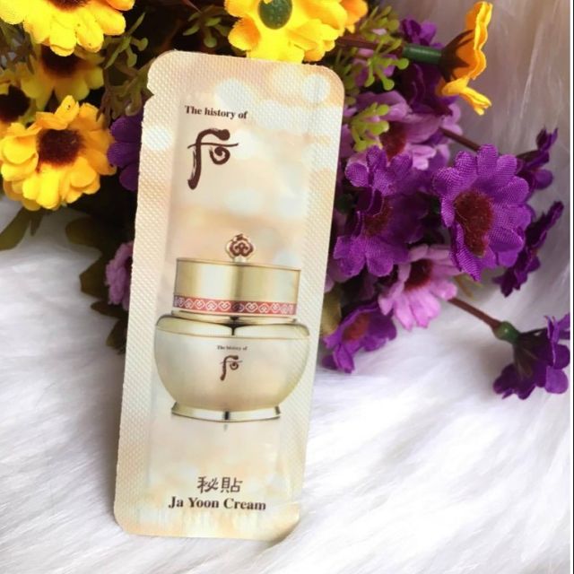 Combo 10 GÓI KEM WHOO BICHUP JA YOON CREAM 1ml– KEM DƯỠNG CHỐNG LÃO HÓA HỒNG NHUẬN