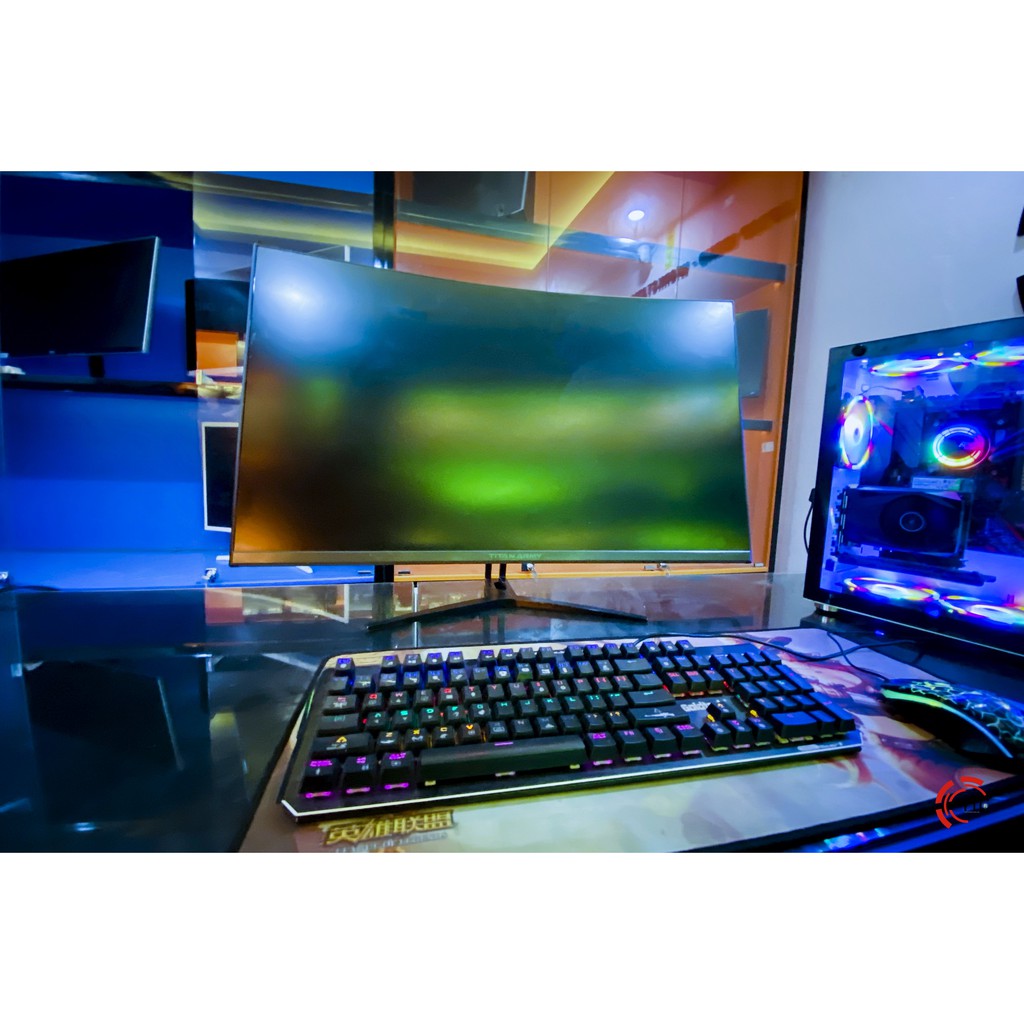 Màn Hình cong 32 inch Titan Army 75hz độ phân giải 2k like new | BigBuy360 - bigbuy360.vn