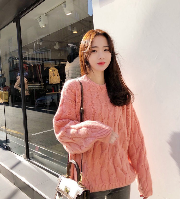 Áo Sweater Dày Dặn Màu Sắc Ngọt Ngào Xinh Xắn Cho Nữ | BigBuy360 - bigbuy360.vn