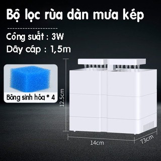 Bộ lọc rùa dàn mưa kép