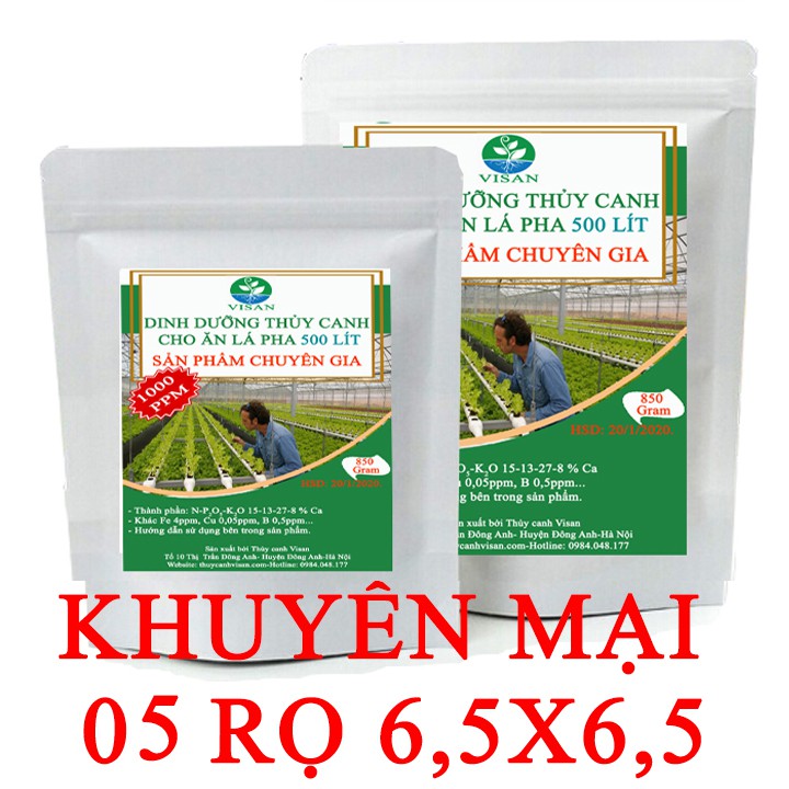 Dung dịch thủy canh ăn lá 500 LÍT 1000 PPM