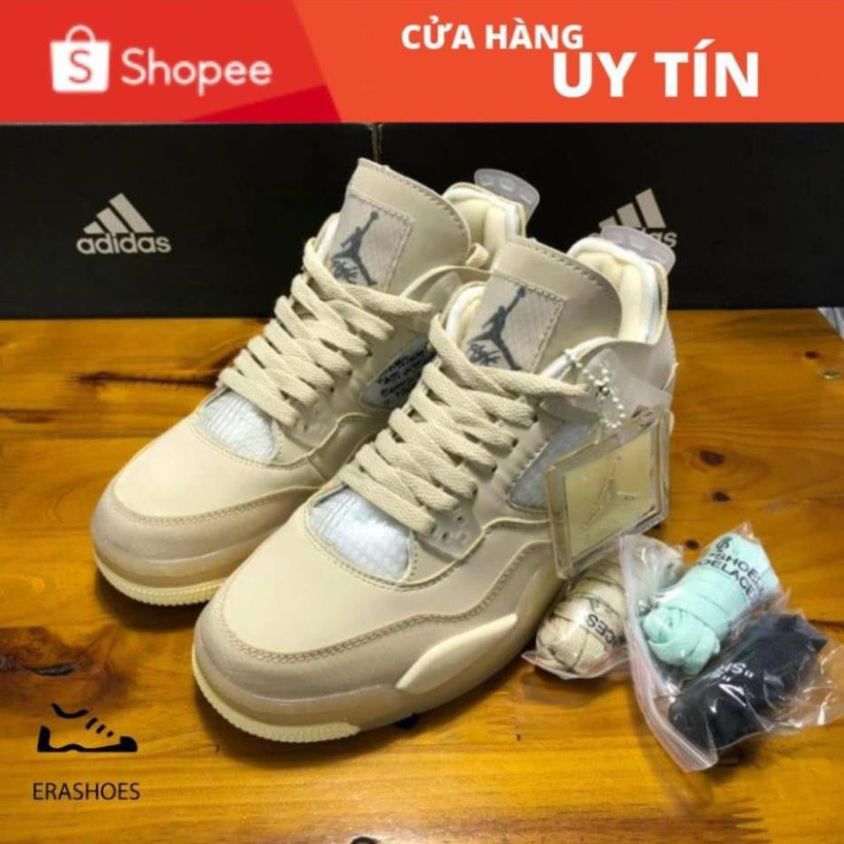 Giày Jordan 4 kem Full Box Phụ Kiện Bản SlÊU CẤP [Fullbox] | BigBuy360 - bigbuy360.vn