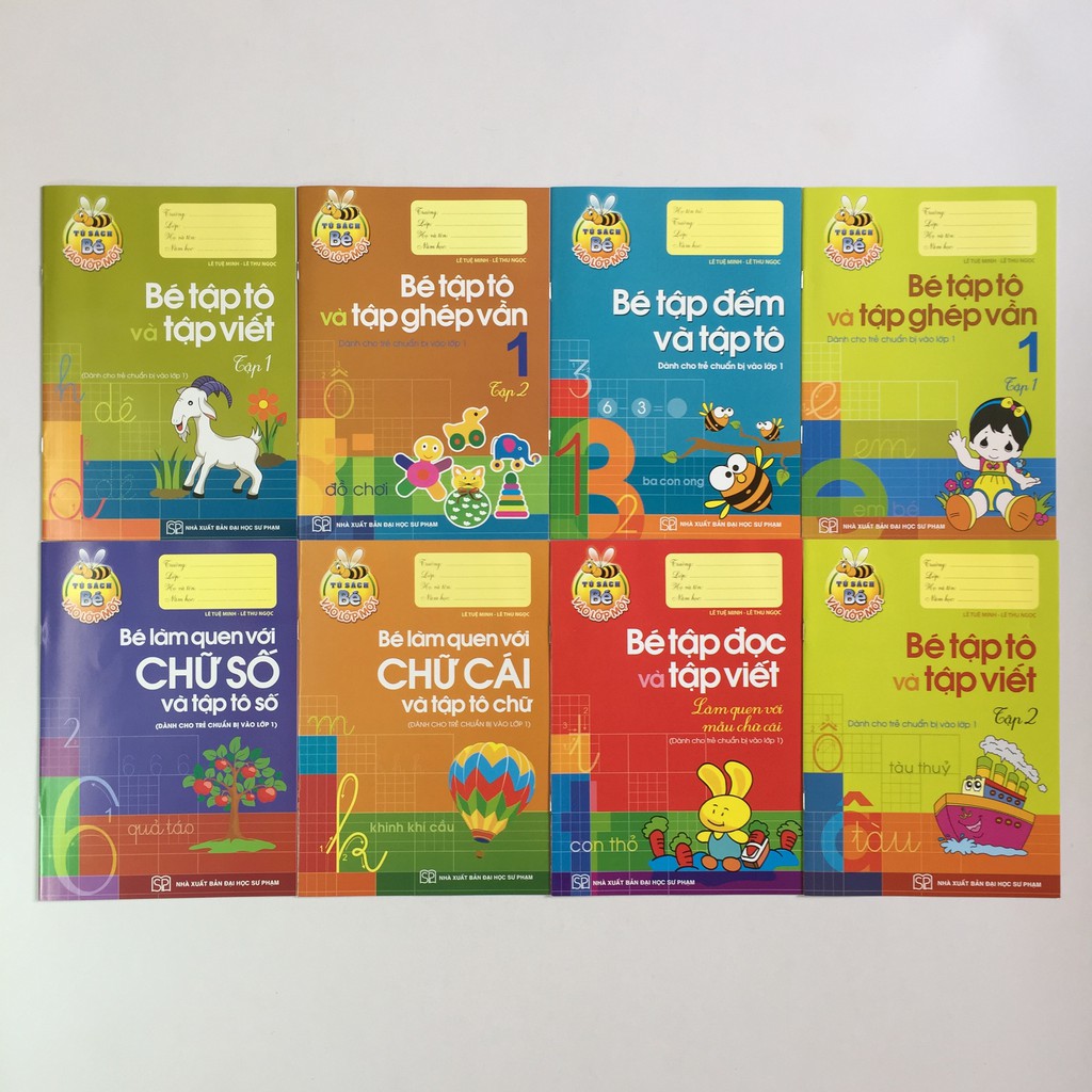 Sách - Bé Vào Lớp Một – Túi 8 cuốn