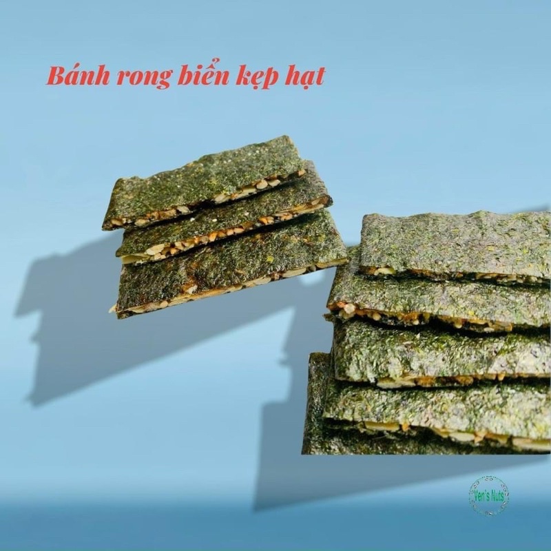 Bánh rong biển kẹp hạt