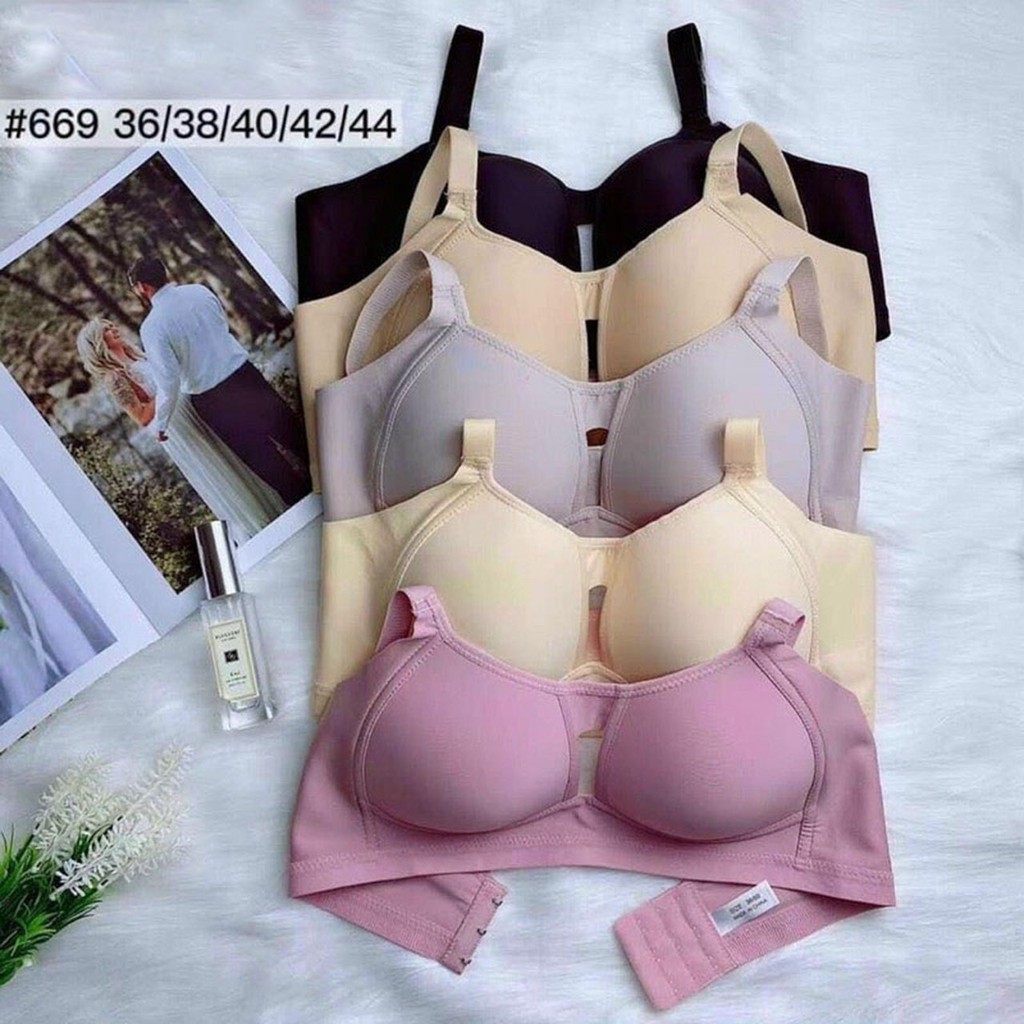 Áo ngực không gọng , áo lót tập gym thể thao không đệm bản lưng to 669 không gian eva KGE