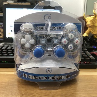 Tay Game Đơn USB Trong Suốt Đèn Led, Có Rung Senze SZ EW-702-Hàng chính hãng, SIÊU BỀN,ĐẸP,NHẠY