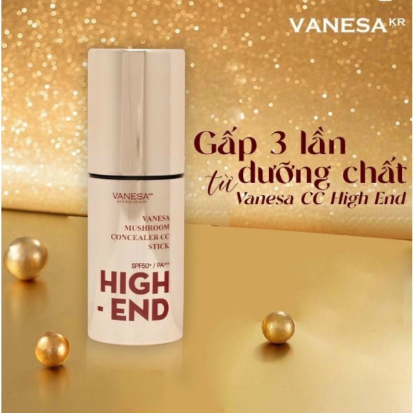 Kem nền che khuyết điểm VANESA kem lót trắng da lâu trôi CC Cream HighEnd