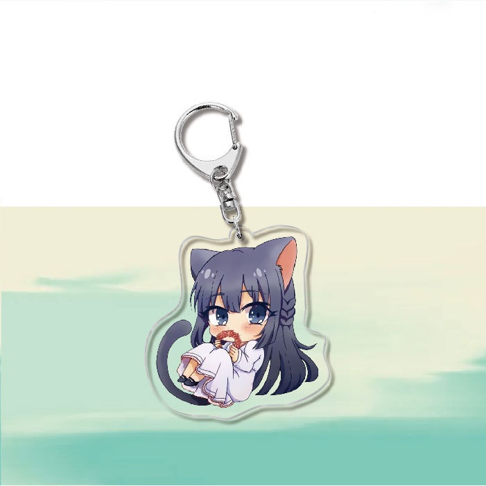 (NEKO) Móc khóa IN HÌNH Hội chứng tuổi thanh xuân Bunny girl senpai mica trong acrylic anime chibi xinh xắn dễ thương