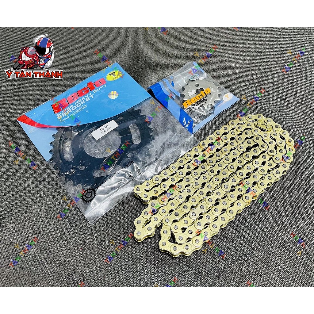 nhông sên đĩa recto xe axelo MS 204