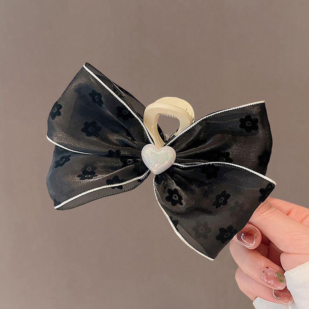 Kẹp Tóc Hình Cá Mập Họa Tiết Chấm Bi Phong Cách Vintage Nhật Bản