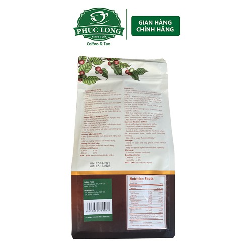 Cà Phê Moka Blend Có Bơ - Phúc Long - Gói 500g | BigBuy360 - bigbuy360.vn