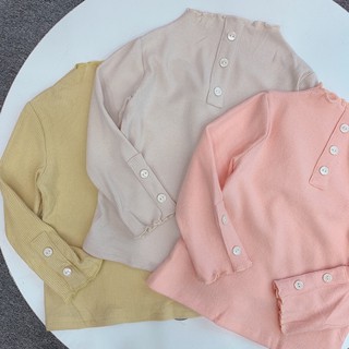 SET 3 ÁO LEN TĂM CỔ NGỌC CHO BÉ GÁI