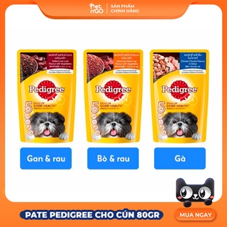 Pate Pedigree cho chó gói 80gr